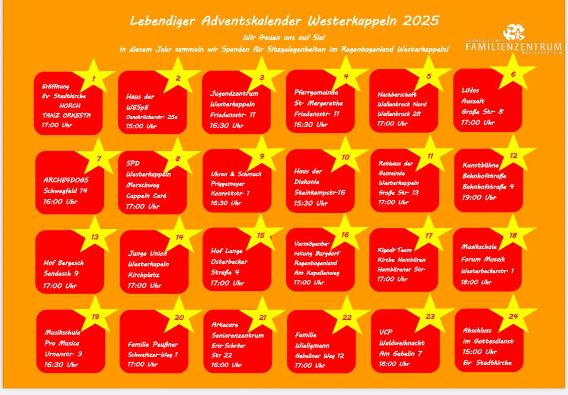 Lebendiger Adventskalender am 02.Dezember.2025