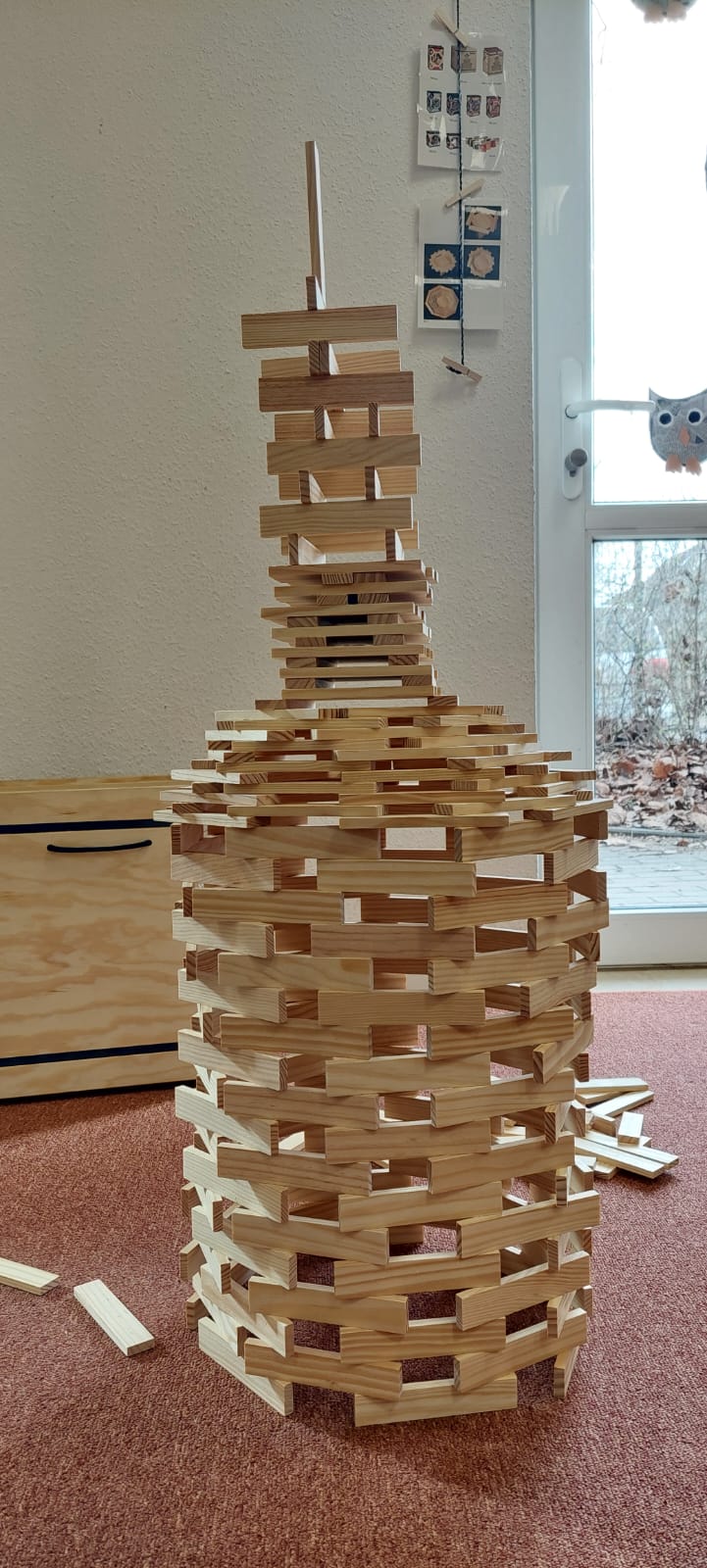 Kleine Architekten im 2. Jahrgang