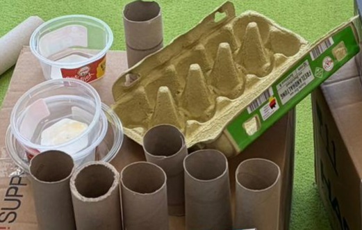 Neu in Jahrgang 1 ist eine Bauecke für die Kinder.