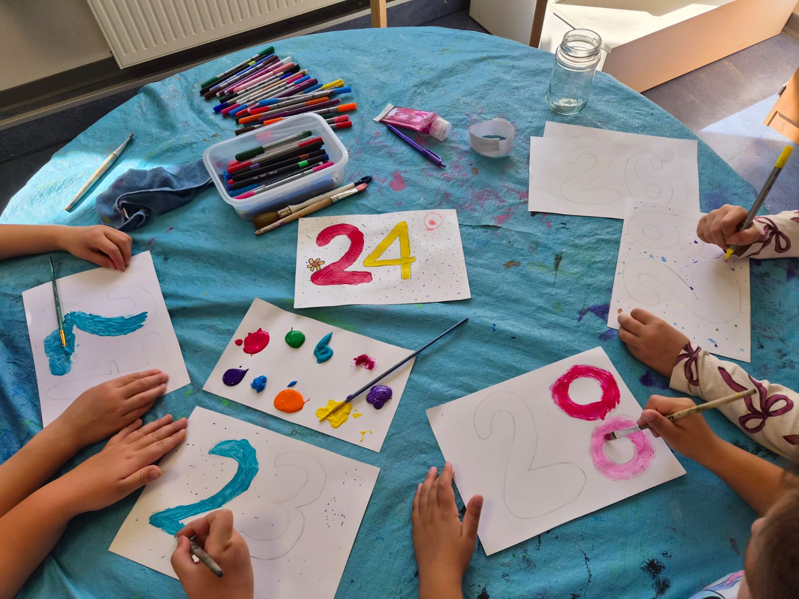 Sommerferienbetreuung im Haus der WeSpE für den 1. Jahrgang
